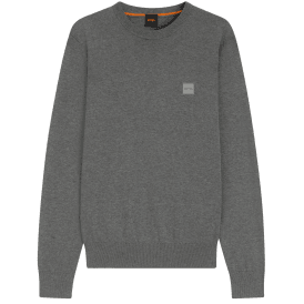 Kanovano Cashmere-Cotton Crew Neck Grey Jumper