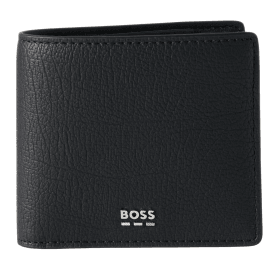 Lewis 4cc Leather Black Coin Wallet