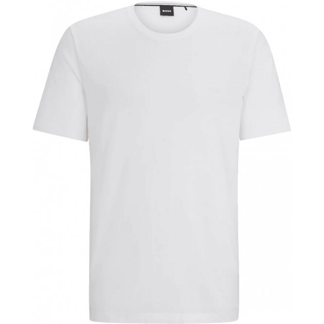 Boss Mix&Match Embroidered Logo White T-Shirt