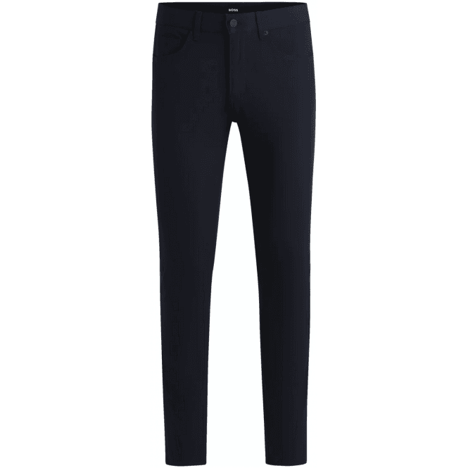 Boss P-Delaware5 Slim Fit Navy Trousers