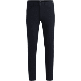 P-Delaware5 Slim Fit Navy Trousers
