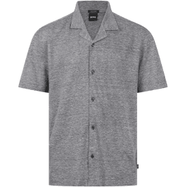 Powell_235 Cuban Collar Navy Towel Shirt