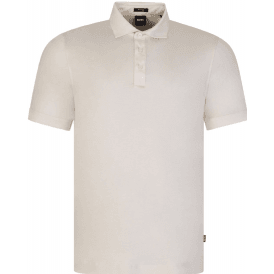 Press 53 Mercerized Cotton Cream Polo Shirt