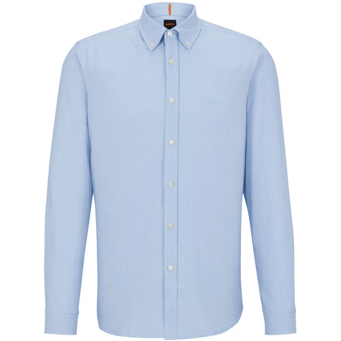 Boss Rickert Cotton Regular Fit Light Blue Shirt