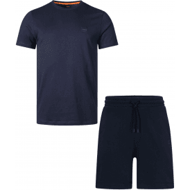 Tales Sewalk Cotton Relaxed Fit Navy Short Set