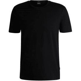 Tessler 150 Slim Fit Black T-Shirt
