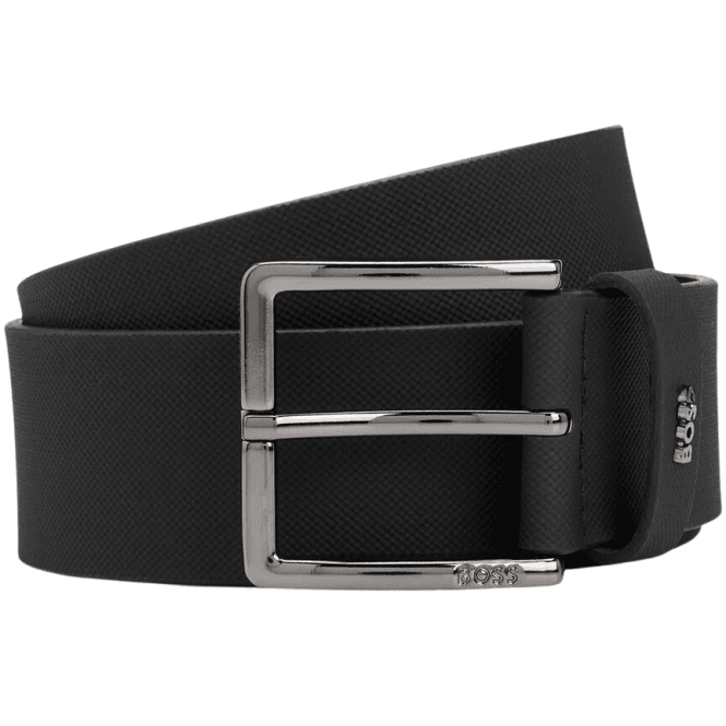 Boss Ther-D- Leather Black Belt