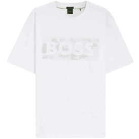 TS_ Globe Graphic Logo White T-Shirt