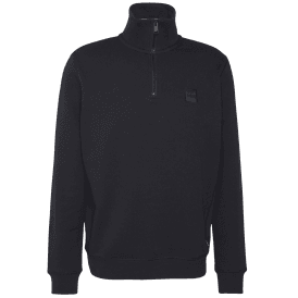Zetrust Patch Logo Navy Quarter Zip Sweatshirt