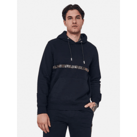 Cotton Gold Logo Black Hoodie