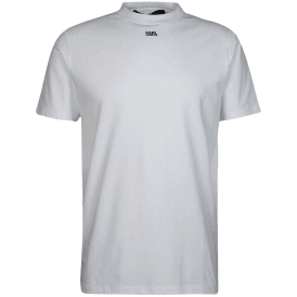 Cotton Print Logo White T-Shirt