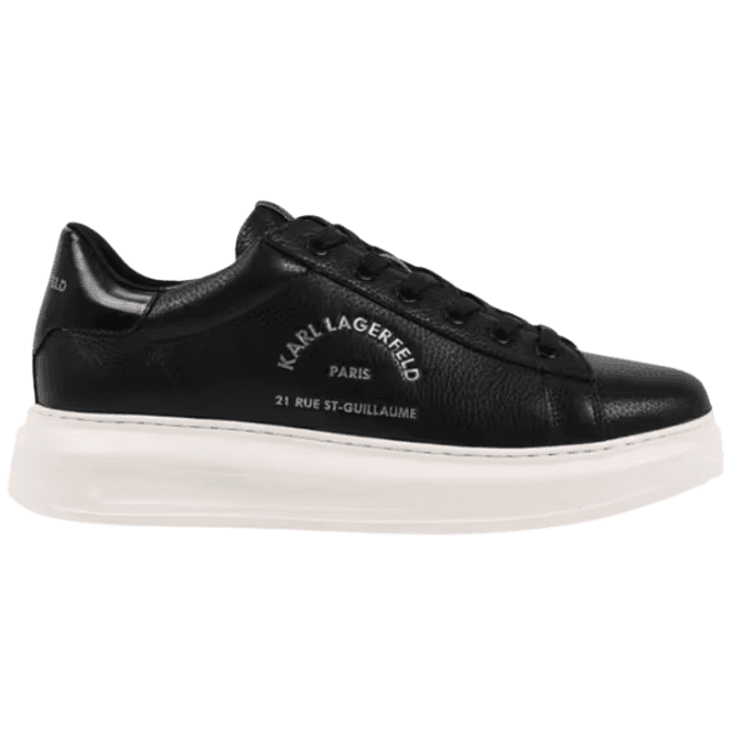 Karl Lagerfeld Maison Tumble Leather Black/White Sneaker Trainer