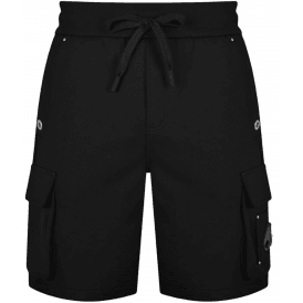 Cotton Hartsfield Black Cargo Shorts