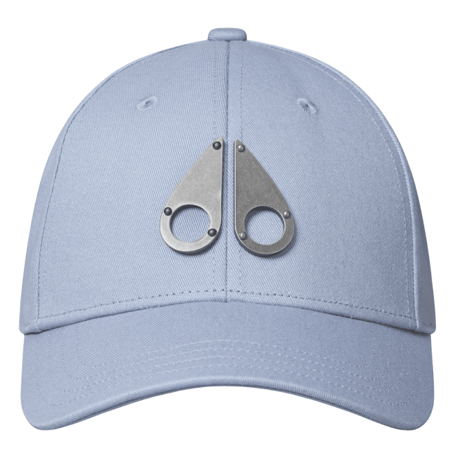 Moose Knuckles Cotton Metal Icon Logo Sky Blue Cap