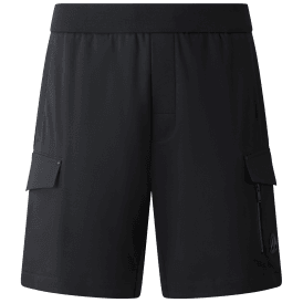 Dalon Metal Logo Black Cargo Shorts