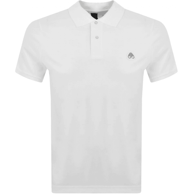 Moose Knuckles Everett Regular Fit White Polo Shirt