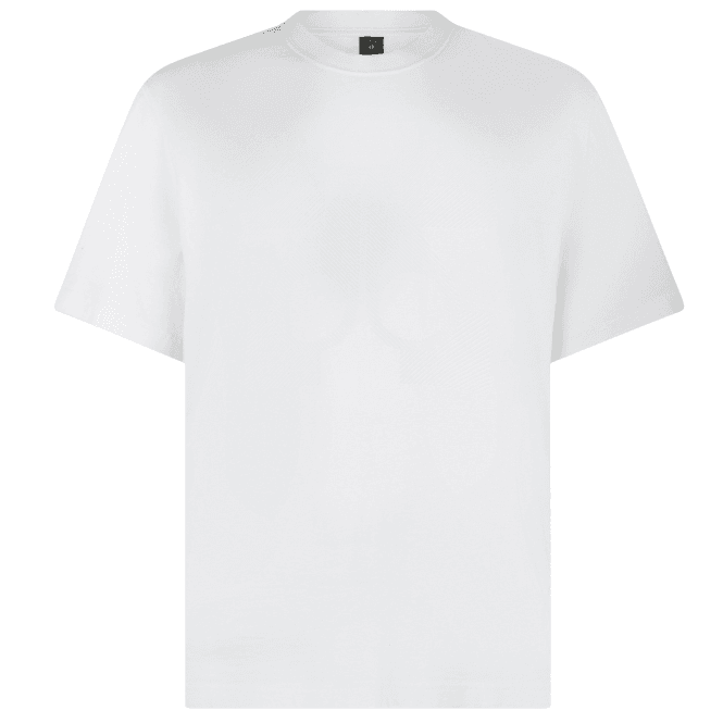 Moose Knuckles Finchley Holographic Logo White T-Shirt