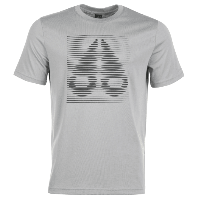 Moose Knuckles Raydaze Graphic Logo Industry Grey T-Shirt