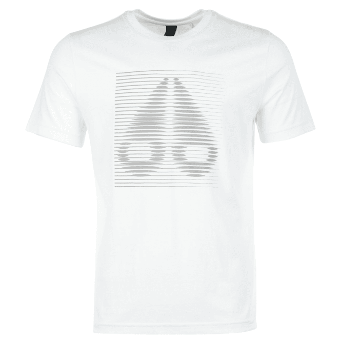 Moose Knuckles Raydaze Graphic Logo White T-Shirt