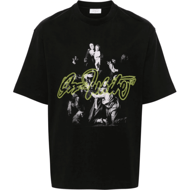 Off-White Script Mary Logo Black T-Shirt