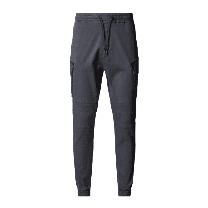 POLICE Bonetti Charcoal Grey Slim Fit Cargo Pants