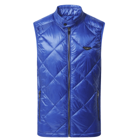 Fink Metal Logo Puffer Cobalt Blue Gilet