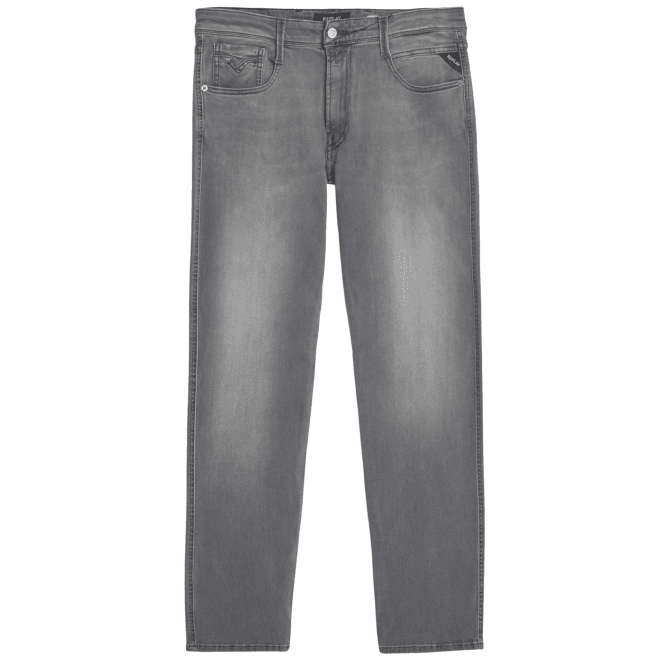 Replay Anbass Power Stretch Slim Fit Grey Jeans