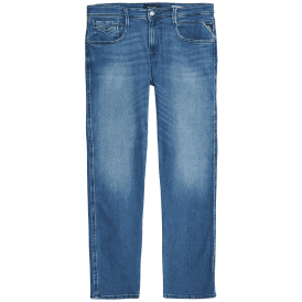 Anbass Power Stretch Slim Fit Mid Blue Jeans