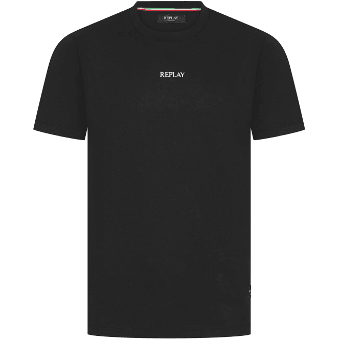 Replay Basic Logo Black T-Shirt