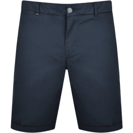 Canvas Navy Cotton Chino Shorts