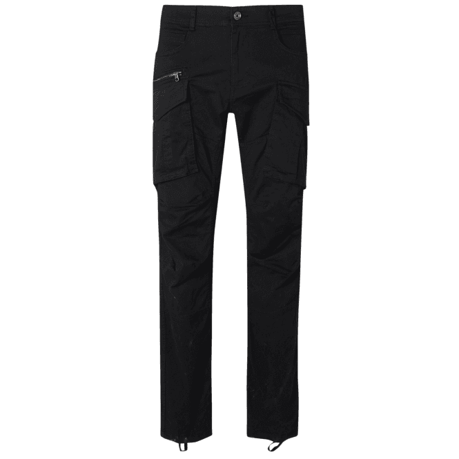 Replay Joe Regular Straight Fit Black Cargo Pant