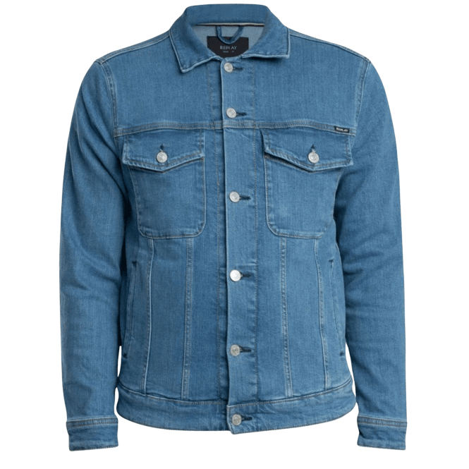Replay Mid Wash Blue Denim Jacket