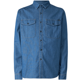 Mid Wash Blue Denim Shirt