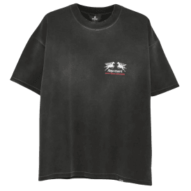 Graphic Logo Oversized Black T-Shirt