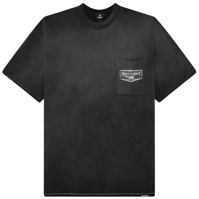 REPRESENT Nothing Faster Graphic Oversized Black T-Shirt