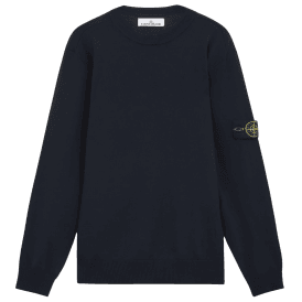 Light Virgin Wool Navy Knitwear