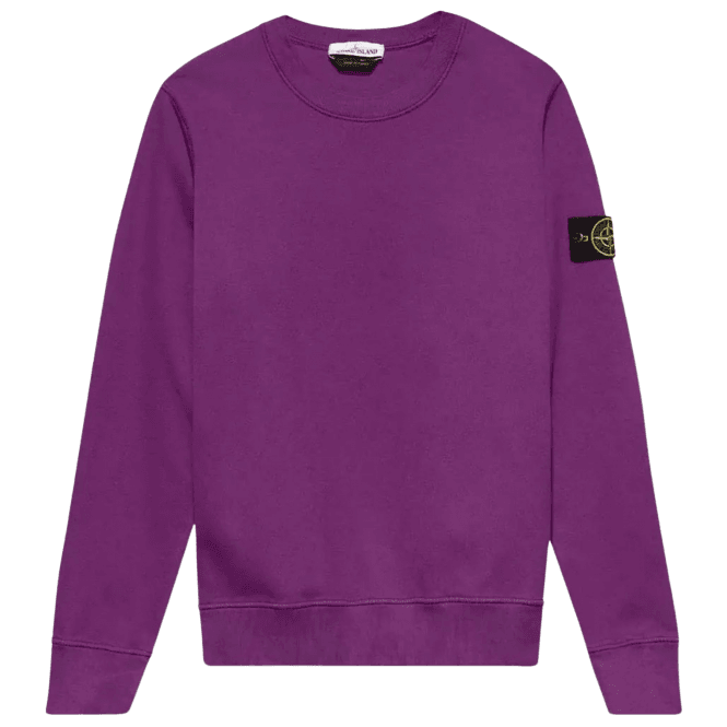 Stone Island Regular Fit Magenta Purple Sweatshirt