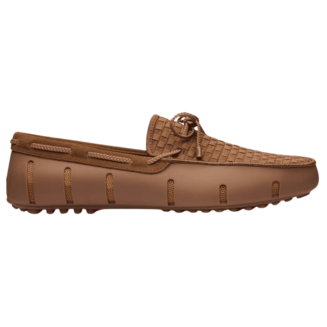 SWIMS Brown Woven Driver Loafer