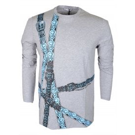 Collection Cotton Grey Long Sleeve T-Shirt