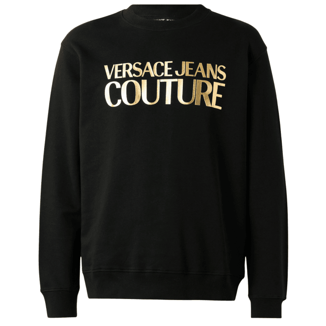 Versace Jeans Couture International Logo Black/Gold Sweatshirt