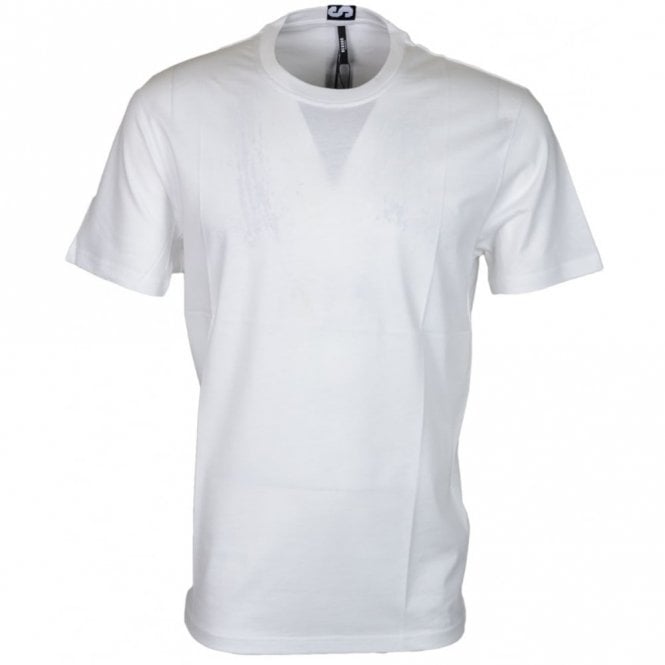 Versace Jeans Couture Versus BU90432 Plain White Extra Long T-Shirt